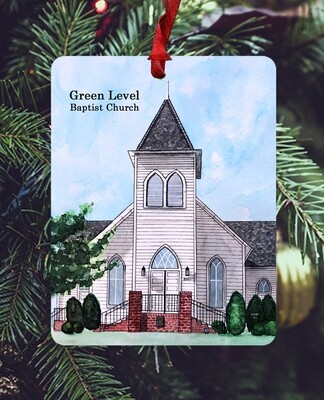 Cary, NC - Ornament - Green Level Baptist Church - Ornament - #ashley