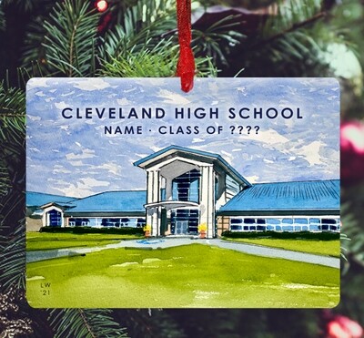 Clayton, NC - Ornament - Cleveland High School - #lew