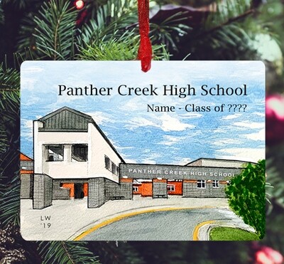 Cary, NC - Ornament - Panther Creek High School - #lew