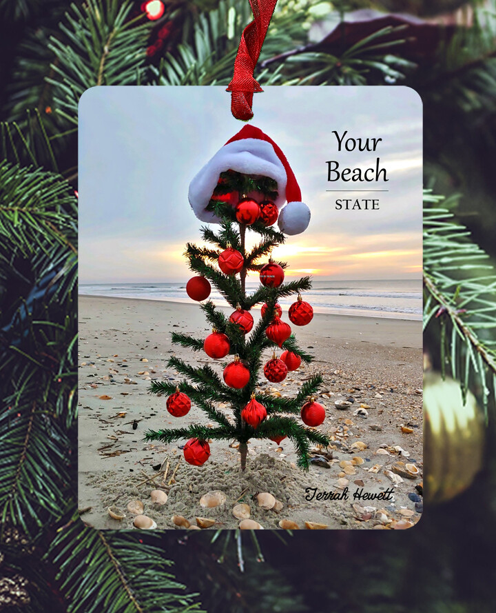 Beach Tree - Christmas Tree - Ornament - #beachtree