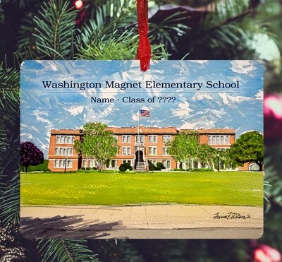 Raleigh, NC - Ornament - Washington Magnet Elementary School - #washmag - #lew