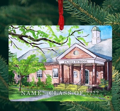 Baldwin, NY - Ornament - Plaza Elementary School - #solveig