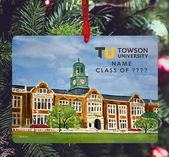 Towson, MD​ - Towson University - Ornament - #towson - #stephanie