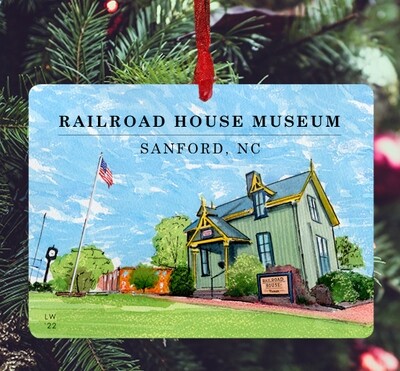 Sanford, NC - Ornament - Railroad Museum - #sanfordrrmuseum - #lew