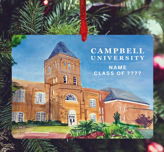 Buies Creek, NC - Ornament - Campbell University - #mindy