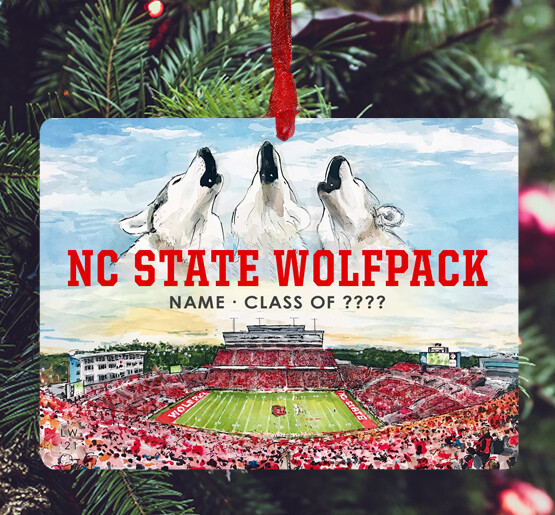 Raleigh, NC - NC State - Carter-Finley Stadium - Ornament - #lew - #pack