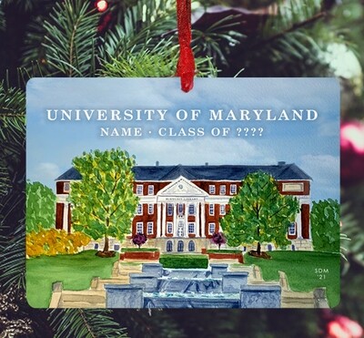 College Park, MD - Ornament - University Of Maryland - McKeldin Mall - #maryland - #stephanie