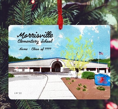 Morrisville, NC - Ornament - Morrisville Elementary School - #morelem - #lew