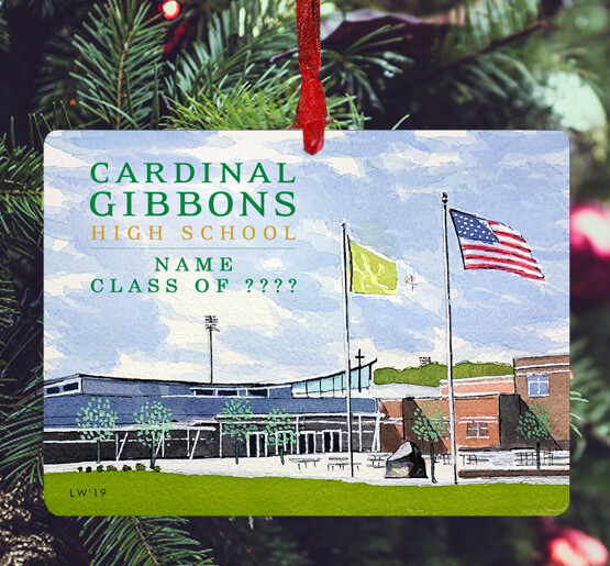 Raleigh, NC - Ornament - Cardinal Gibbons High School - #lew