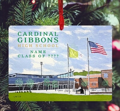 Raleigh, NC - Ornament - Cardinal Gibbons High School - #lew