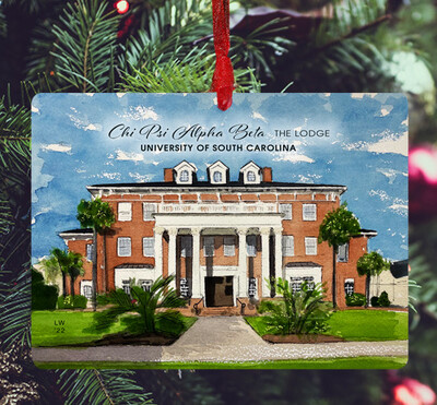 Columbia, SC - Ornament - U of SC - Chi Psi Alpha Beta - #chipsialphabeta - #lew