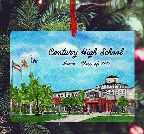 Sykesville, MD - Ornament - Century High School - #centuryhs - #stephanie