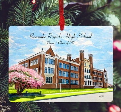 Roanoke Rapids, NC - Ornament - Roanoke Rapids High School - #rrhs - #lew