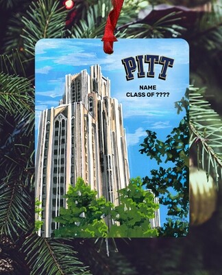 Pittsburgh, PA - Ornament - University of Pittsburgh - #hopper