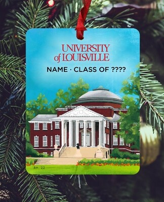Louisville, KY - Ornament - University of Louisville - #hopper