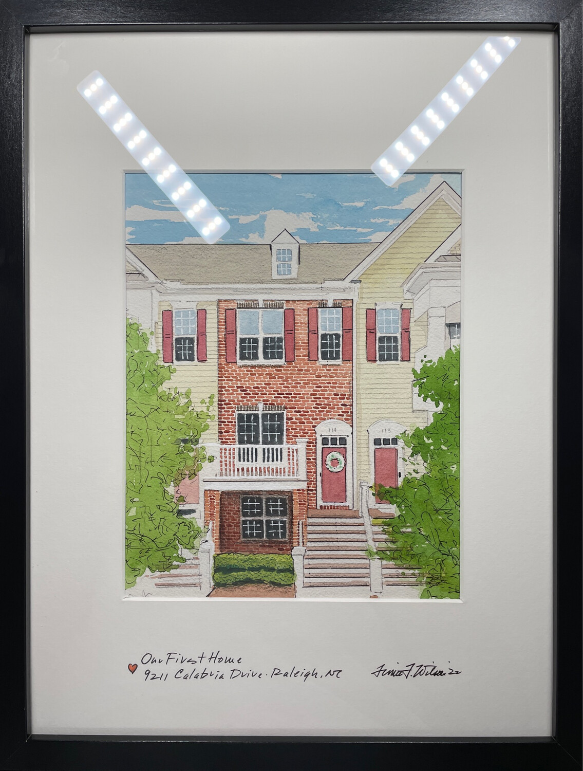 House Painting 8x10 Framed