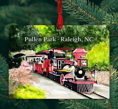Raleigh, NC - Ornament - Pullen Park Train - #choochoo - #lew