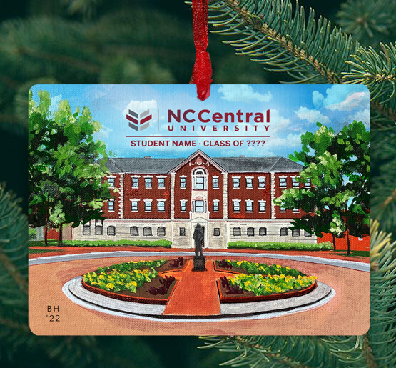 Durham, NC - Ornament - North Carolina Central University - #nccentral - #hopper