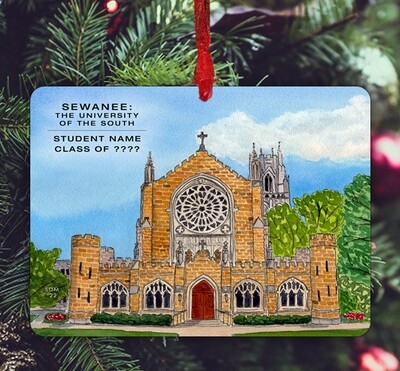 Sewanee, TN - Ornament - Sewanee: The University Of The South - #sewanee - #stephanie