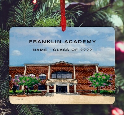 Wake Forest, NC - Ornament - Franklin Academy - #franklin - #stephanie