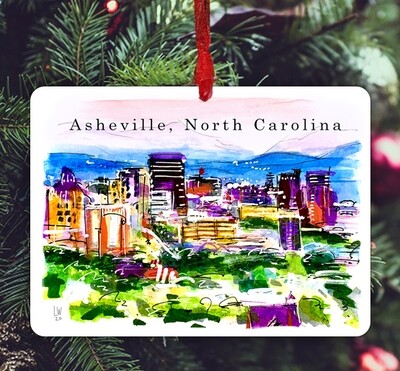 Asheville, NC - Ornament - Hey Asheville! - #heyasheville - #lew