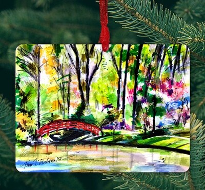 Durham, NC - Ornament - Duke - Asiatic Garden - #lew