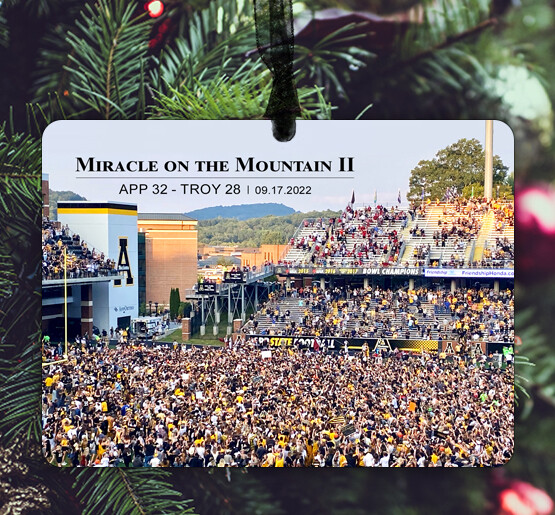 Boone, NC - Ornament - Miracle on the Mountain II - Appalachian State University - #appstatemiracle