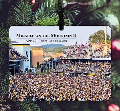 Boone, NC - Ornament - Miracle on the Mountain II - Appalachian State University - #appstatemiracle