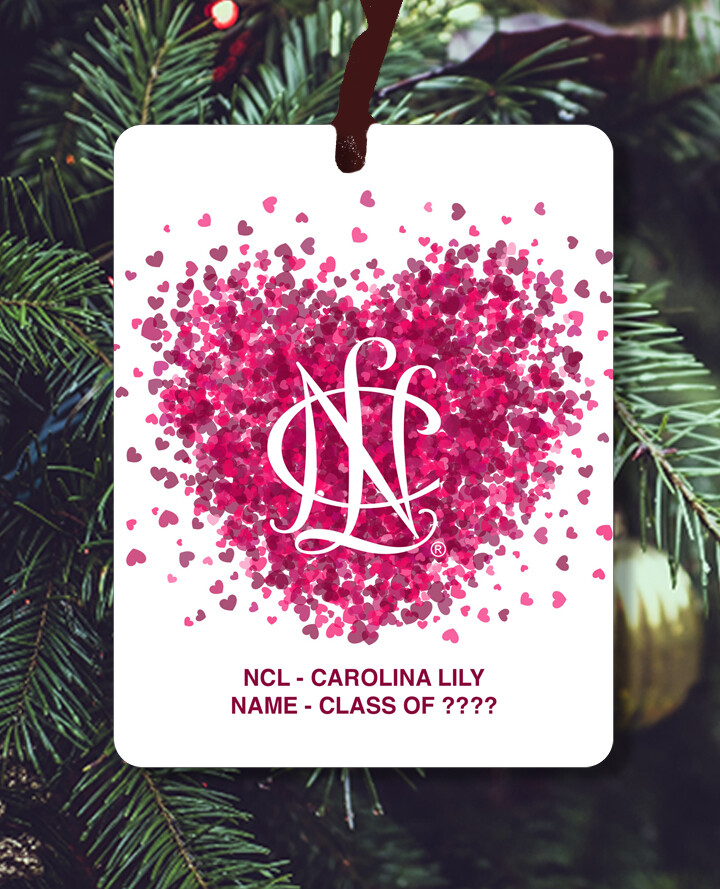 NCL - Ornament - National Charity League Heart