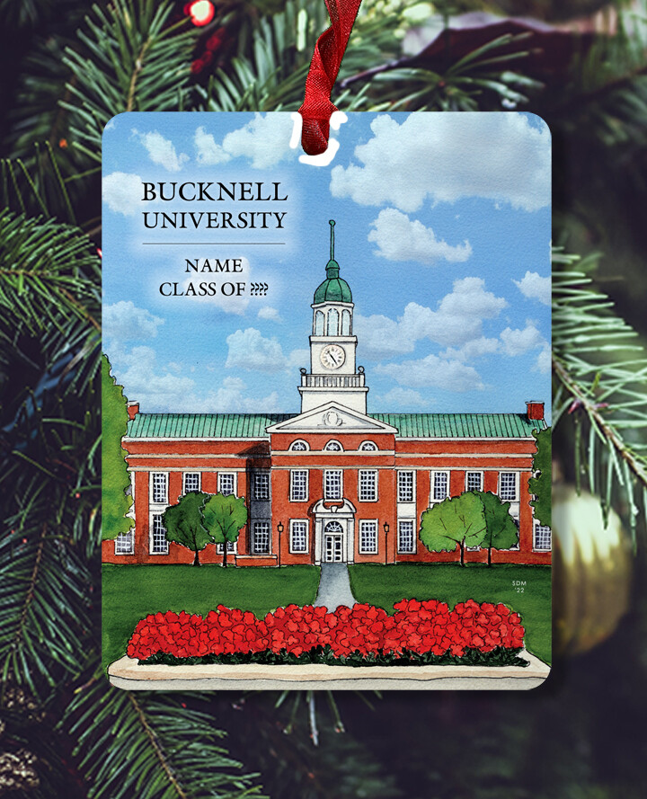 Lewisburg, PA - Ornament - Bucknell University - #bison - #stephanie