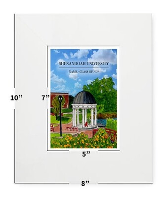 Winchester, VA - Shenandoah University - 8”x10" - Matted Print - #shenandoah - #stephanie