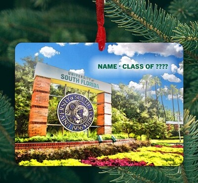 Tampa, FL - Ornament - University of South Florida - #usf