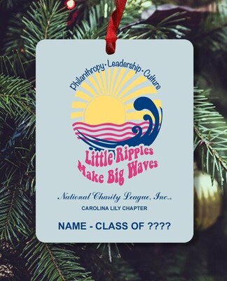 NCL - Ornament - National Charity League Making Waves