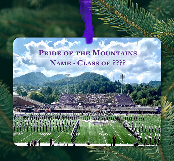 Cullowhee, NC - Ornament - Western Carolina University - Band - #prideofmountains