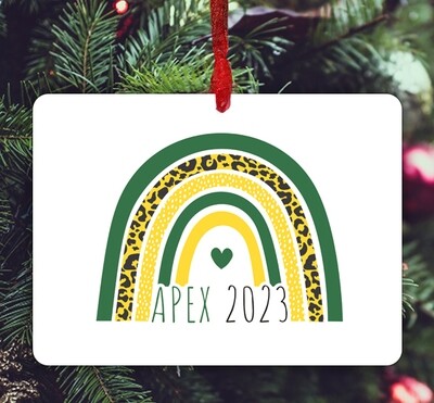 Apex, NC - Ornament - Apex High School - #rainbow