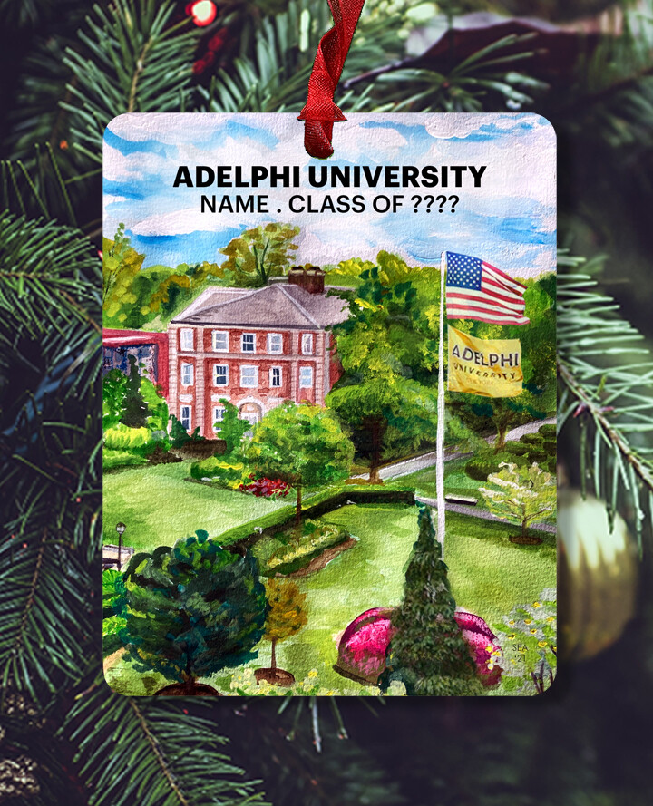 Garden City, NY - Ornament - Adelphi University - #solveig
