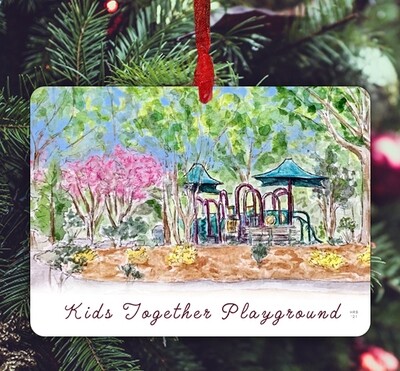 Cary, NC - Ornament - Kids Together Playground - Ornament - #helaina