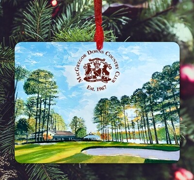 Cary, NC - Ornament - MacGregor Downs Country Club - Ornament - #lew