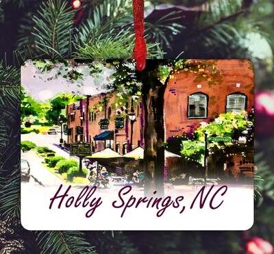 Holly Springs, NC - Ornament - Hey Holly Springs! - #lew