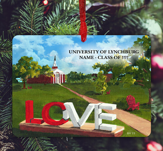 Lynchburg, VA - Ornament - University of Lynchburg - #hopper