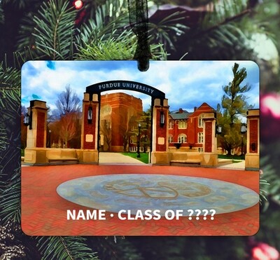 West Lafayette, IN - Ornament - Purdue University - #boilermaker