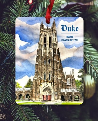 Durham, NC - Ornament - Duke University - Duke Chapel - #lew