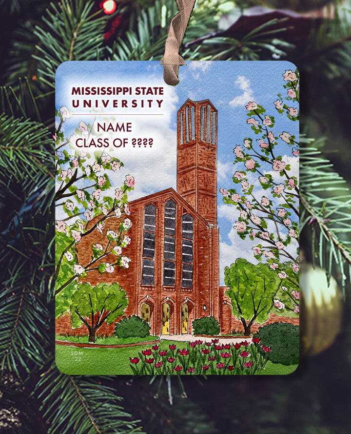 Starkville, MS - Ornament - Mississippi State University - #stephanie