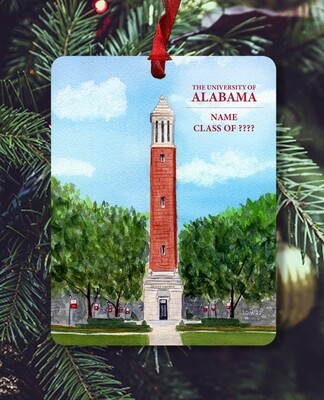 Tuscaloosa, AL - Ornament - The University of Alabama - #crimsontide - #stephanie
