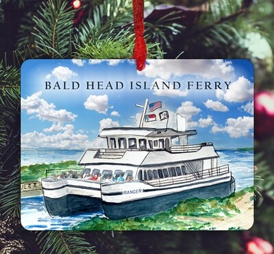 Bald Head Island, NC - Ornament - Ranger Ferry - #katie