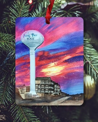 Ocean Isle, NC - Ornament - Ocean Isle Water Tower - #mindy