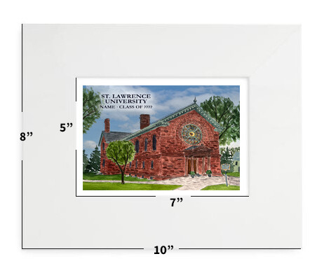 Canton, NY - Matted Print - 8&quot;x10&quot; - St. Lawrence University - #stlawrence - #stephanie