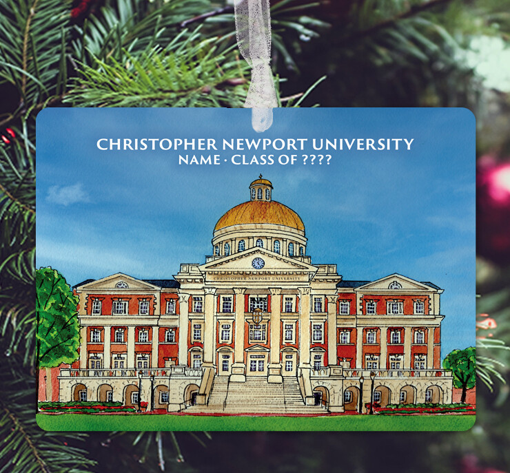 Newport News, VA - Ornament - Christopher Newport University -  #stephanie