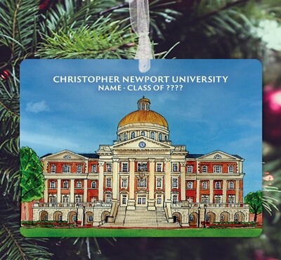 Newport News, VA - Ornament - Christopher Newport University -  #stephanie