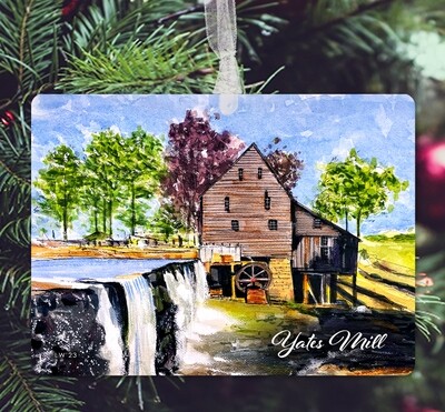 Raleigh, NC - Ornament - Yates Mill - #lew